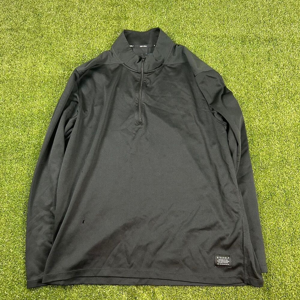 Nike Men's Black and Grey Sweatshirt